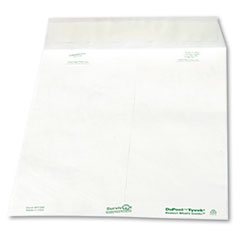 Tyvek Open-End Envelope, Plain, 10"x13", 100/BX, White