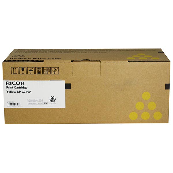Genuine OEM Ricoh 406347 (Type SPC310A) Yellow Toner (2500 page yield)