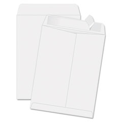 Redi-Strip Envelopes, Plain, 11-1/2"x14-1/2", 100/BX, White