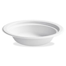 Paper Dinnerware Bowls, 12oz., 8PK/CT, White