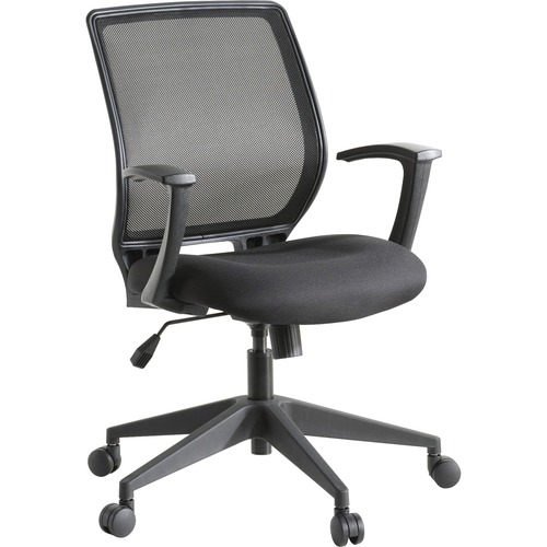 Executive Chair, Mesh Mid Back, 27"x26"x40-3/4", BK