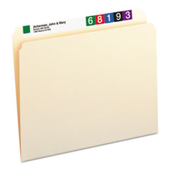 File Folder,11 pt, Straight Tab,1 Ply,Letter,100/BX,MLA