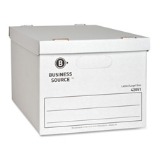 Storage File Boxes, Ltr/Legal,350 lb, 12"x15"x10", 12/CT, WE