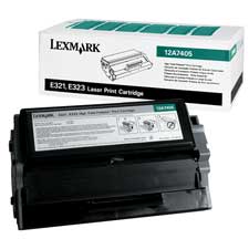 Genuine OEM Lexmark 12A7305 High Yield Black Laser/Fax Toner (6000 page yield)