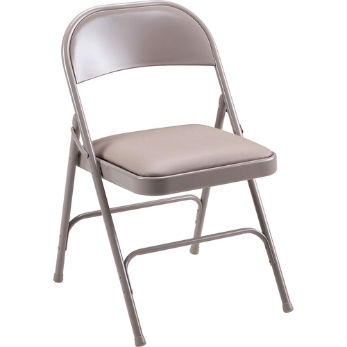 Folding Chairs,Padded Seat,19-3/8"x18-1/4"x29-5/8",4/CT,BG