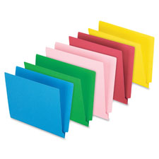 End Tab File Folder,3/4" Exp.,11 pt.,Letter,100/BX,Green