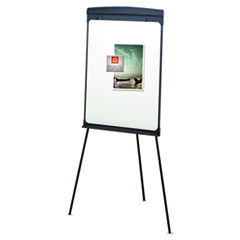 Presentation Easel,w/27"x35" Magnetic Board,42" to70"H,Black