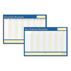 All Purpose/Vacation Planner, Laminated, 36"x24", BEYW
