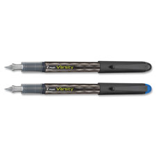 Fountain Pen,Liquid Ink,Disposable,Fine,0.5mm,Med,3/PK,AST