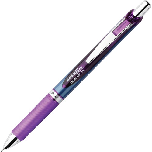 Gel Pen,Retractable/Refillable,Metal Tip.7mm,VT/VT Ink
