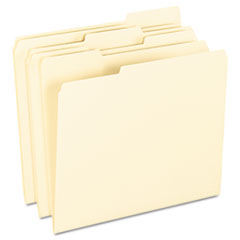 File Folder,Top-Tab 1/3 Cut,Ltr.,100/BX,Manila
