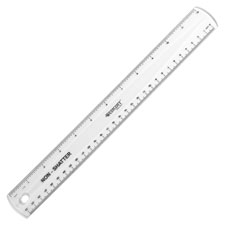 Ruler, Non-Shatter, Clear