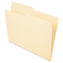 Folder,Letter,11Pt.,1-Ply,1/2 Cut Asst. Tab,100/BX,Manila