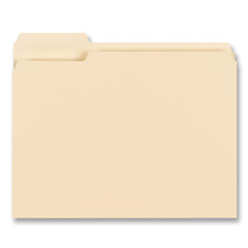 File Folder,1/3 Cut Left Tab,1-Ply,3/4" Exp.,Ltr,100/BX,MLA