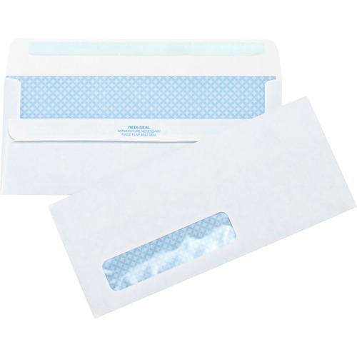 Self-Seal Envelopes, Tint/Window, 4-1/2"x9-1/2",500/BX,WE