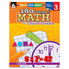 Teachers Aid Book,180 Days of Math, GR 3