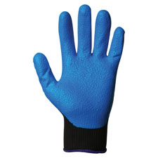 Nitrile Coated Gloves, G40, 12PR/PK, Blue