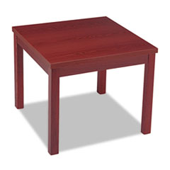 Corner Table, Laminate, 24"x24"x20", Mahogany