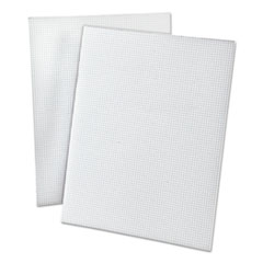 2-Sided Quadrille Ruled Pads,LTR,8x8Sq/In,50 Sht,10/EA,WE