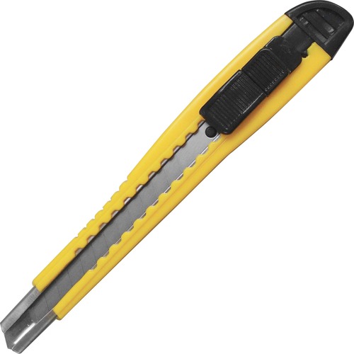 Fast Point Snap Off Blade Knife, 5-3/4", Yellow/Black