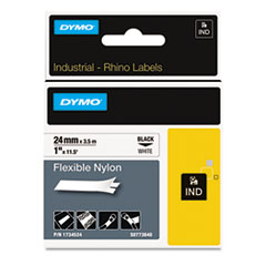 Label, Flexible Nylon, 1"x11-1/2", White