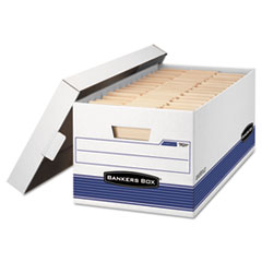 Stor/File Storage Boxes,W/Lid,Letter,12"x24"x10",4/CT,WE/BE