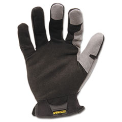 Workforce Gloves, Medium Duty, X-Large Sz, Black/Gray