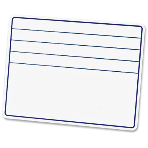 Dry-Erase Board, w/ Lines, 9"x12", White