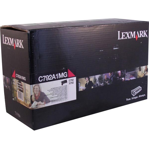 Genuine OEM Lexmark C792A1MG Magenta Return Program Toner Cartridge