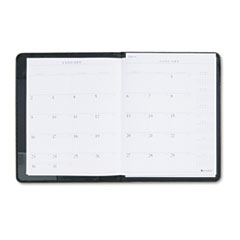 Monthly Planner, 13 Mths Jan-Jan,2PPM, 9"x11", Black