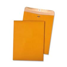 Clasp Envelopes, Recycled, 9"x12", 100/BX, Kraft