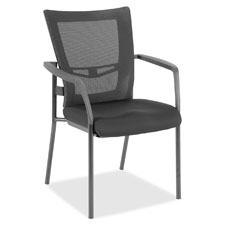 Guest Mesh Chair, 25"x20"x32", Black/Gray