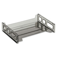 Side Loading Stackable Desk Tray, 16-1/4"x9"x2-1/4", SM