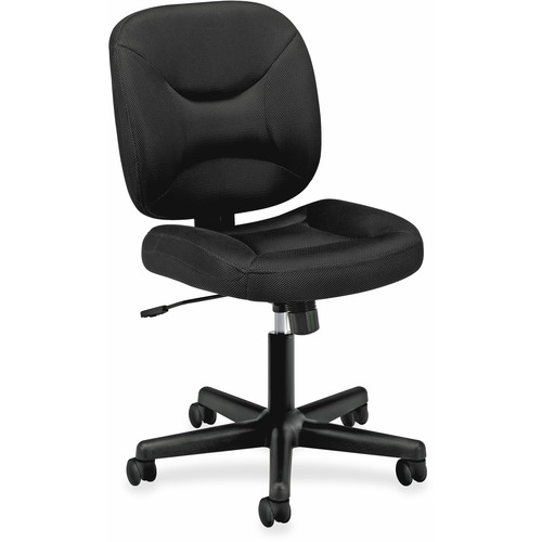 Task Chair, Low-Back, 24-1/2"x33-1/2"x38-1/4", Black