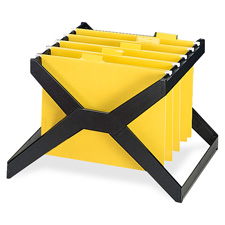 Desktop Hanging File, X-Rack,Letter/Legal,16"x12"x11",Black