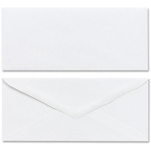 Plain Envelopes, Gummed, No 10, 50/BX, White