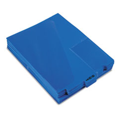 Out Guides, Recycled Vinyl, 50 Ct, 12-3/4"x9-1/2", Blue
