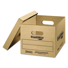 Basic Moving Boxes, Ltr/Lgl, w/Lid, 10/CT, Kraft