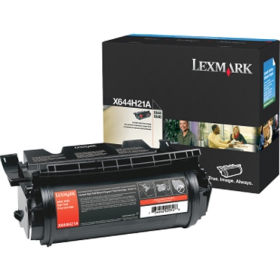 Genuine OEM Lexmark X644A21A Black Print Cartridge (10000 page yield)