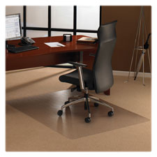 Chairmat, w/Grippers, Low/Med Pile, Rectangular, 48"x53", CL
