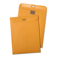 Clear-Clasp Envelopes, 6"x9", 100/BX, Kraft