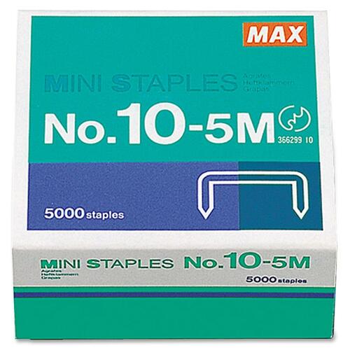 Mini Staples, For Use In Max HD-10DF, 3/8" Width, 3/16" Long