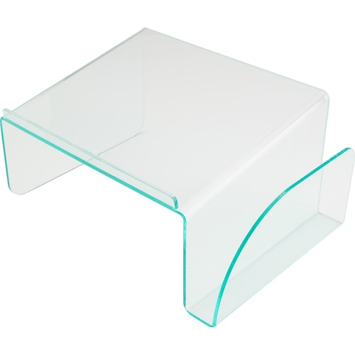 Phone Stand, 11"x10"x5-1/2", Clear/Green