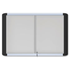 Dry-Erase Board, Enclosed, Magnetic, 38.58"x45.67", White