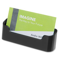 Business Card Holder, Recycled, Capacity 50 cards, Black