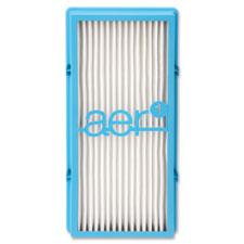 Total HEPA Filter, Air Dust, 1.2"x7.2"x4", Blue/White