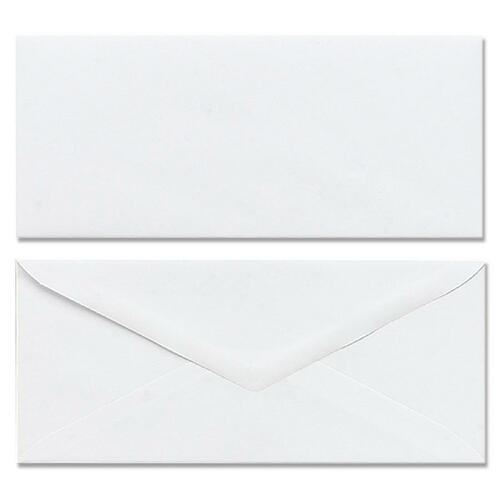 Plain Envelopes, Gummed, No 6-3/4, 100/BX, White