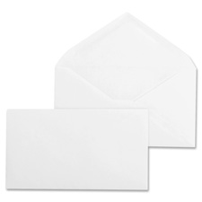 Business Envelopes, Regular, No 9, 24lb., 500/BX, WE Wove