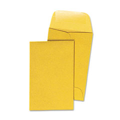 Coin Envelopes,Size 1,20 lb,2-1/4"x3-1/2",500/BX,Kraft