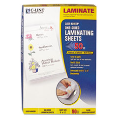 Laminating Sheets, 9"x12", 50/BX, Clear Sheets